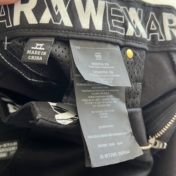 NWT G star Eva Shaw mid skinny Jean - Picture 7 of 8